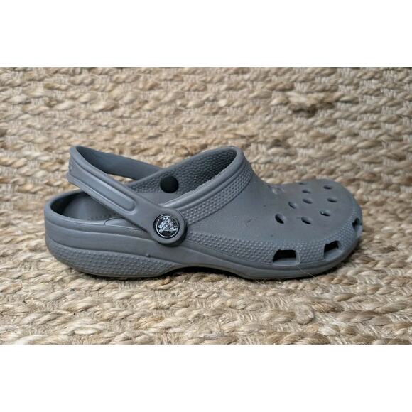 Crocs Classic Slip-On Clogs - Gray - Men's 6 Women's 8 Casual Comfort Sandals - Picture 1 of 8